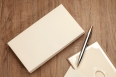 Blank envelop with card