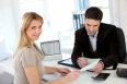 Woman meeting lawyer to set up her own business